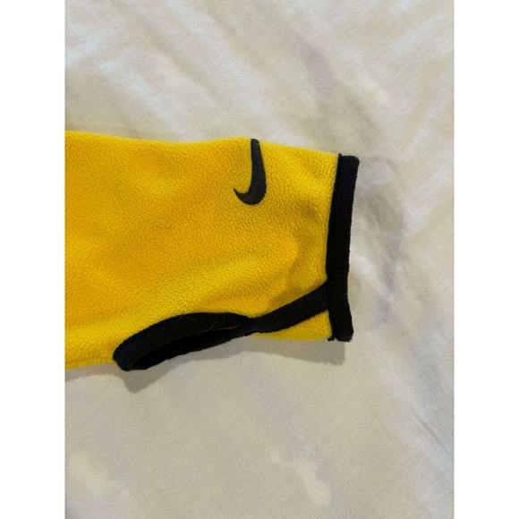 Nike LIVESTRONG Yellow Fleece Zip Up Jacket Size Small Activewear - Picture 6 of 12